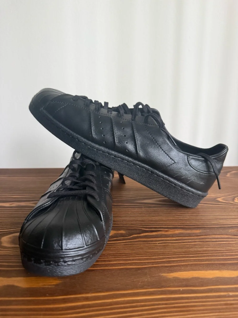 Adidas Y3 Superstar ‘Triple Black’ Low Shoes Yohji Yamamoto IE3237 Men Size 12